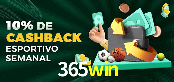 10% de bônus de cashback na 365win